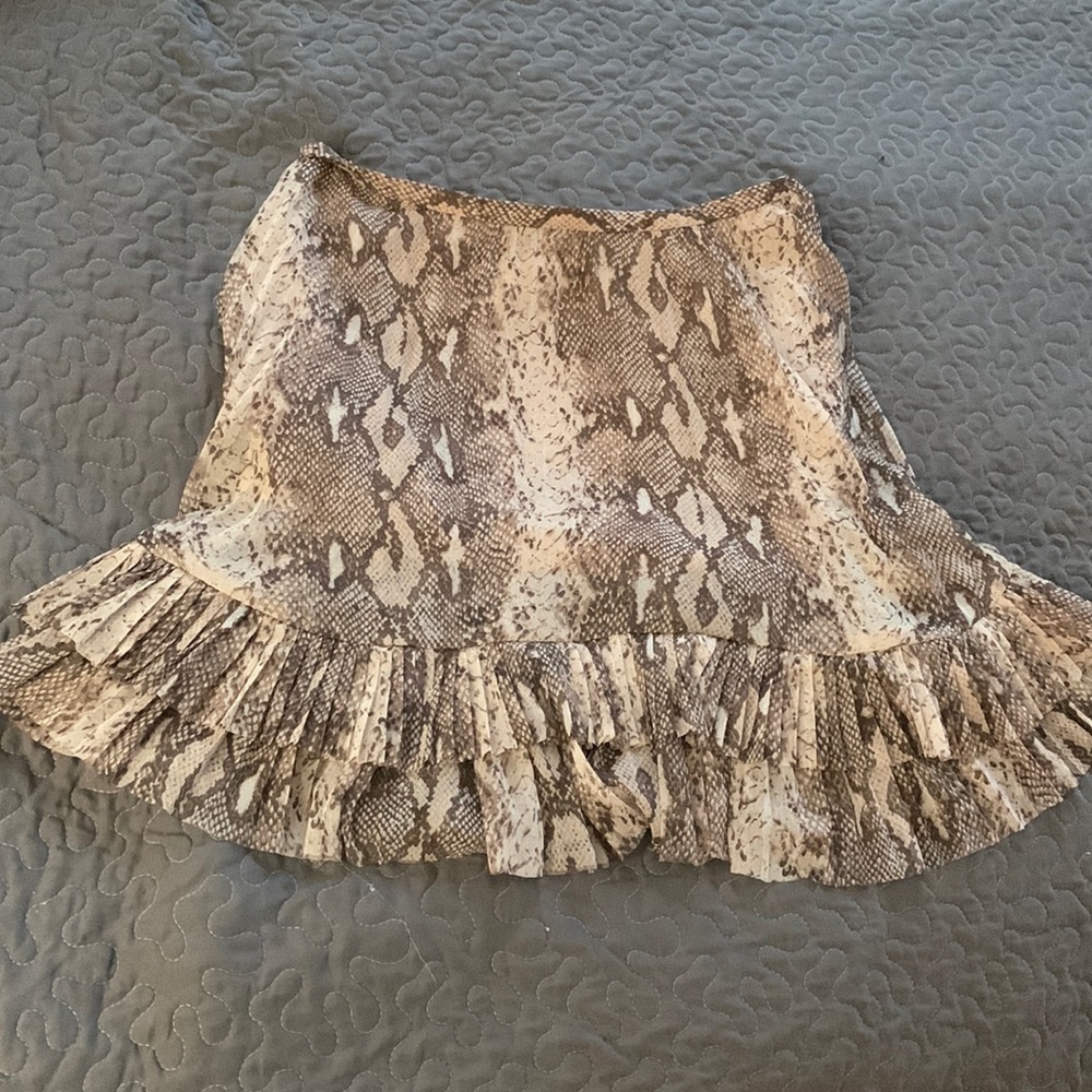 Banana Republic Snakeskin Skirt